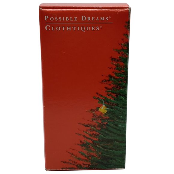 Dept 56 Possible Dreams Working Santa Ornament 714006 Vintage 7" Clothtique 1993 - Picture 10 of 10